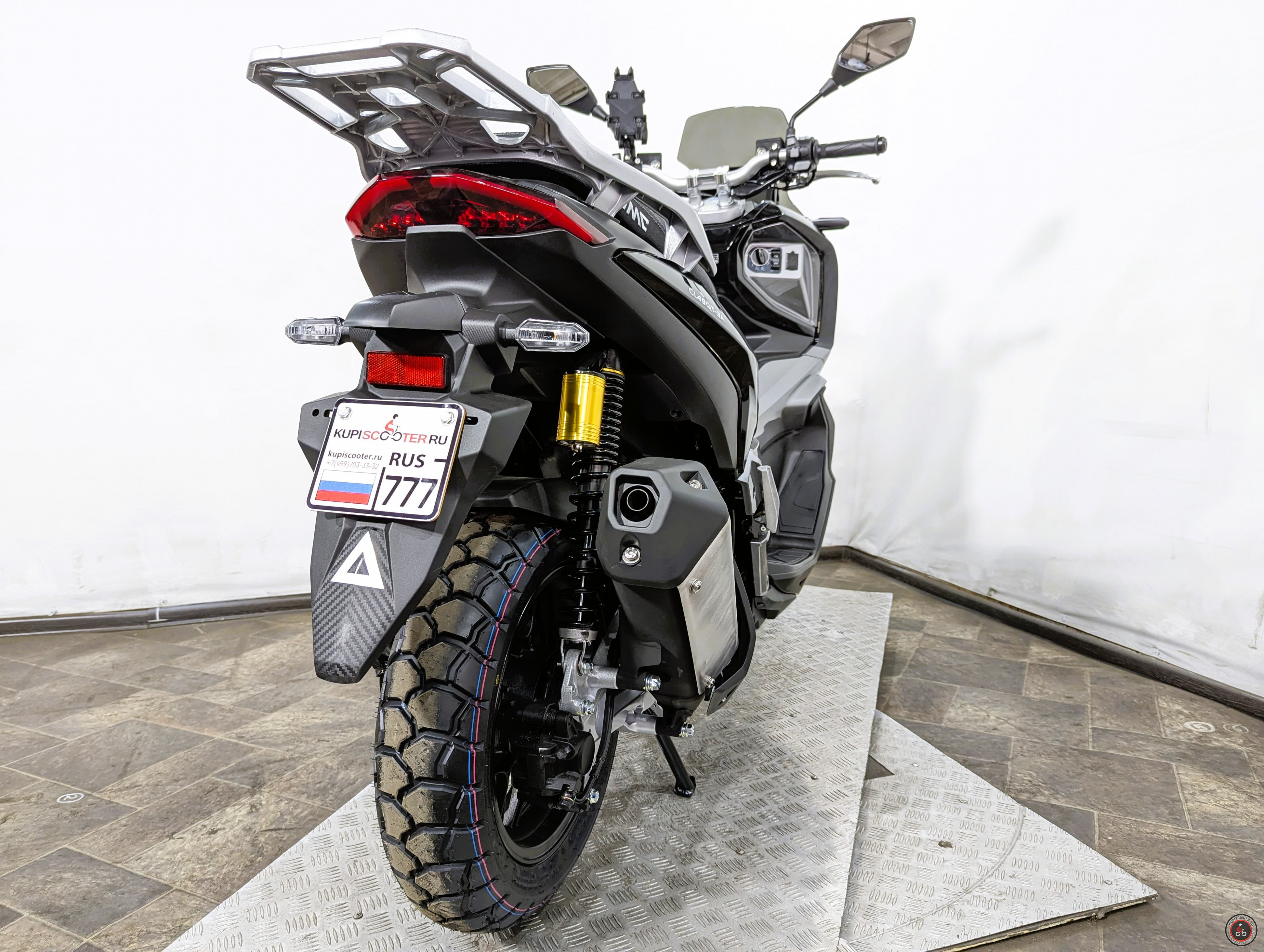 Скутер VMC (Vento) JET PRO (49/180cc) инжектор Черный глянцевый - Объем двигателя: 49 см3 (180 см3)